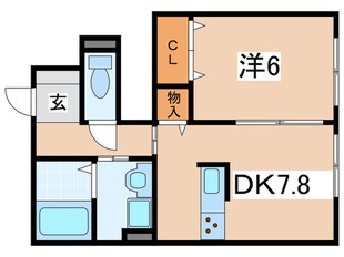 ドゥジエームの物件間取画像